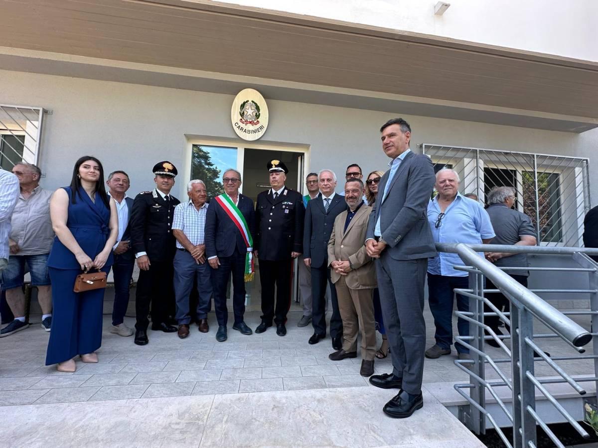 MANOPPELLO: CONSEGNATE AI CARABINIERI LE CHIAVI DELLA NUOVA CASERMA