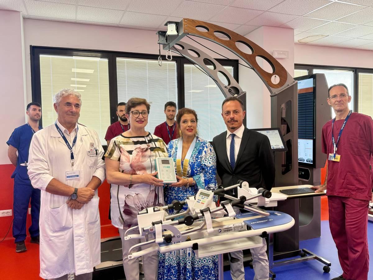 SULMONA: DONATE DA INNER WHEEL ATTREZZATURE PER LA RIABILITAZIONE ALLA CLINICA SAN RAFFAELE