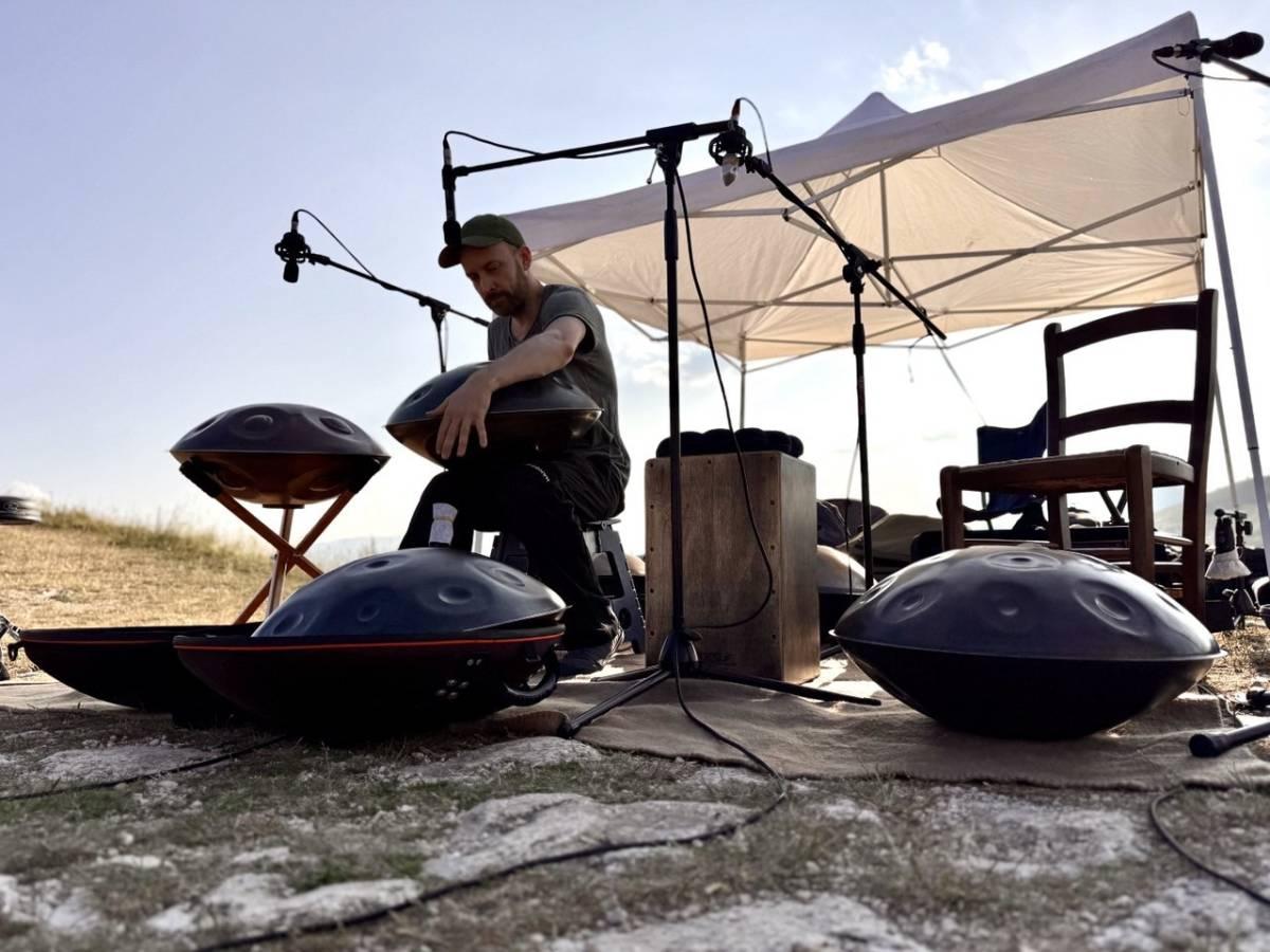 CALASCIO HANDPAN EXPERIENCE: CONCLUSA LA QUATTRO GIORNI DI MUSICA E FORMAZIONE