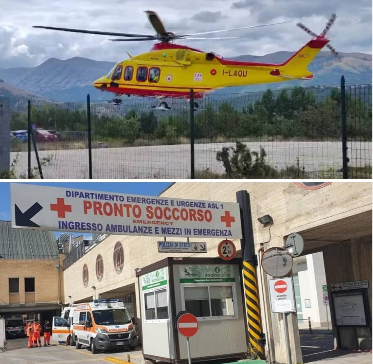 L’AQUILA: CICLISTA IN OSPEDALE DOPO UNA PUNTURA D’INSETTO, NIDI DI VESPE NEUTRALIZZATI DAI POMPIERI