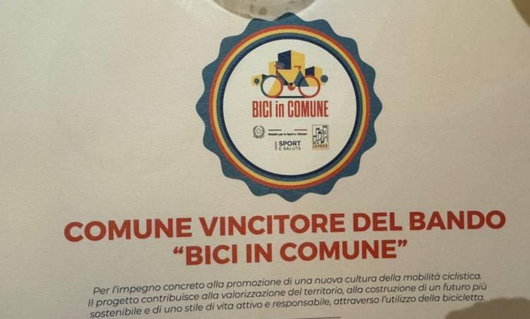 “BICI IN COMUNE”: BARETE E PIZZOLI PREMIATI DA ANCI E “SPORT E SALUTE”
