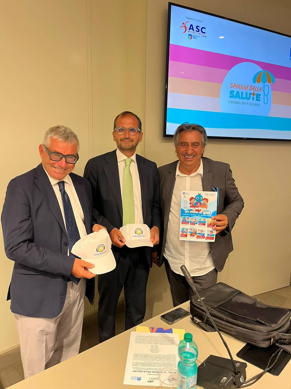 LE SPIAGGE DELLA SALUTE: PARTE DA PESCARA CAMPAGNA NAZIONALE SIB CONFCOMMERCIO E ASC