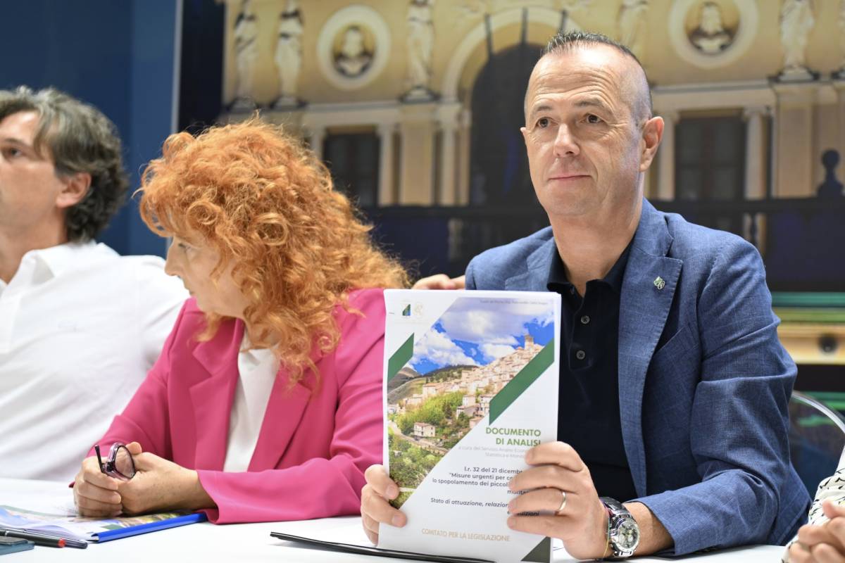 COMUNI MONTANI: DI MARCO, “PERSI 14MILA ABITANTI, FATTI CONCRETI DAVANTI AD EMERGENZA”