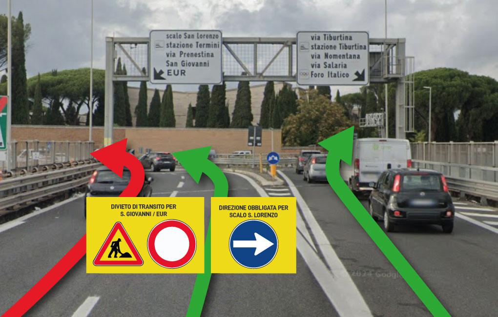 A24 L’AQUILA-ROMA: POSSIBILI DISAGI SULLA TANGENZIALE EST PER LAVORI URGENTI