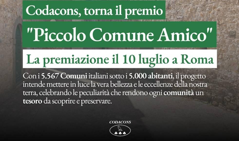 PICCOLO COMUNE AMICO: CAPITIGNANO, TARANTA PELIGNA E POGGIO PICENZE VINCONO IL PREMIO