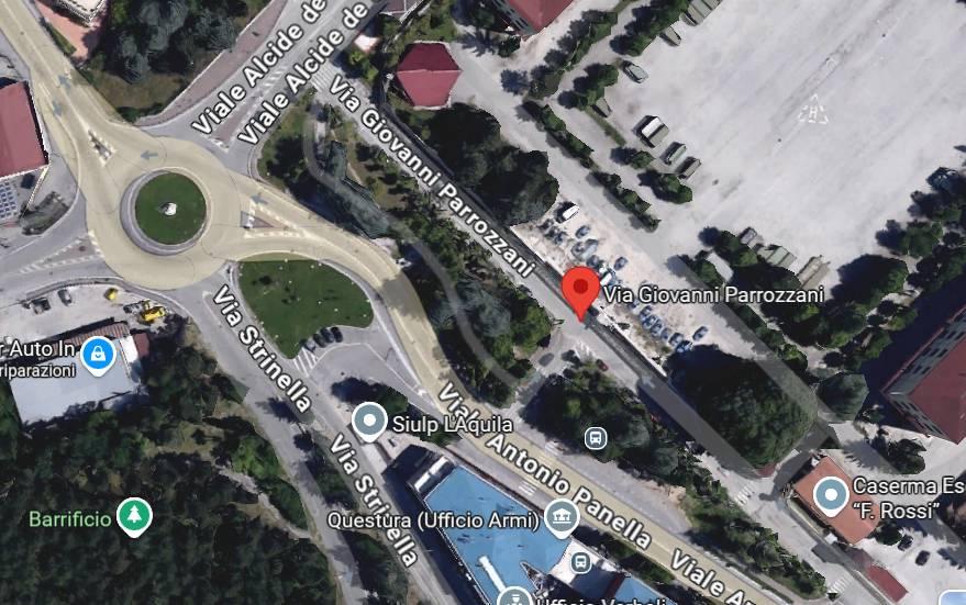 L’AQUILA: LAVORI PER PARCHEGGIO EX CASERMA ROSSI, MODIFICHE ALLA VIABILITA’