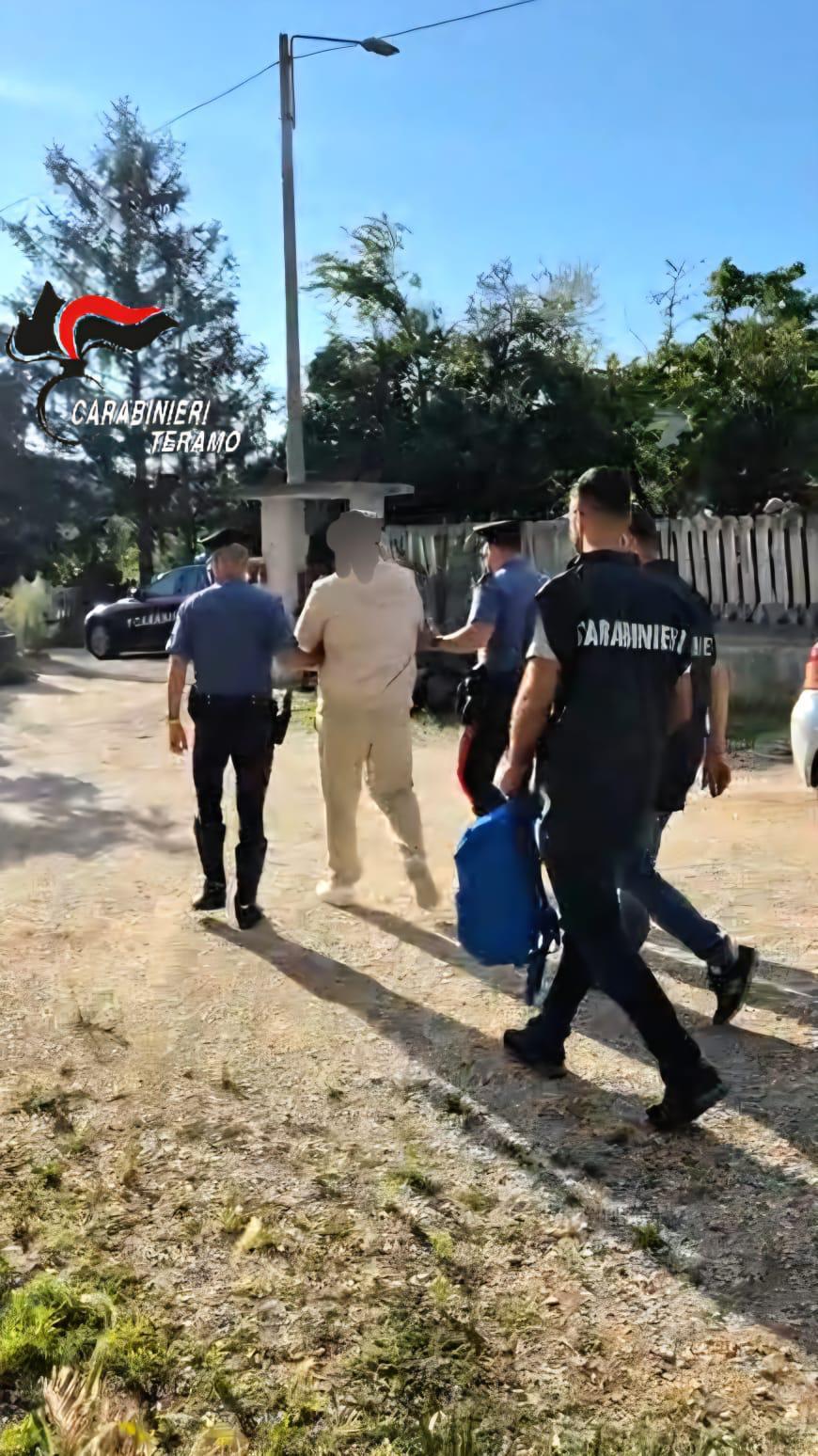 ESTORSIONE A UN IMPRENDITORE E SPACCIO DI DROGA: UN ARRESTO NEL TERAMANO