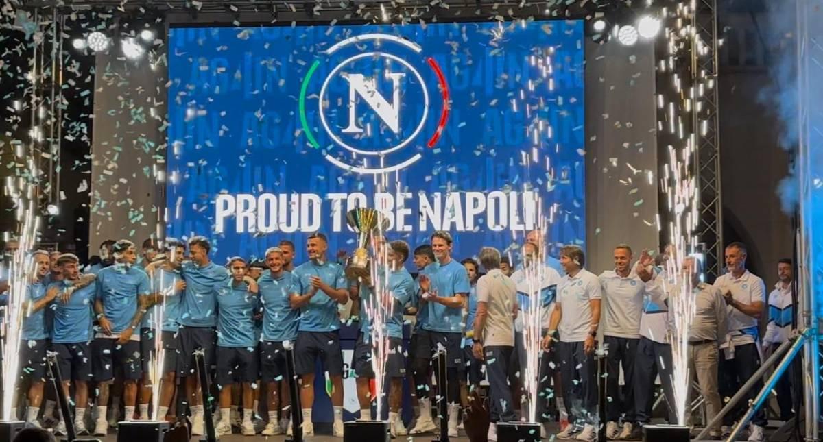 CASTEL DI SANGRO: IL NAPOLI SI PRESENTA, GRANDE FESTA, CONTE, “GIOCHIAMO CON LA VOSTRA PASSIONE”