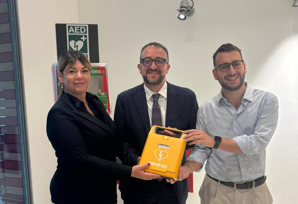 L’AQUILA: UN NUOVO DEFIBRILLATORE ALL’AUDITORIUM DI RENZO PIANO
