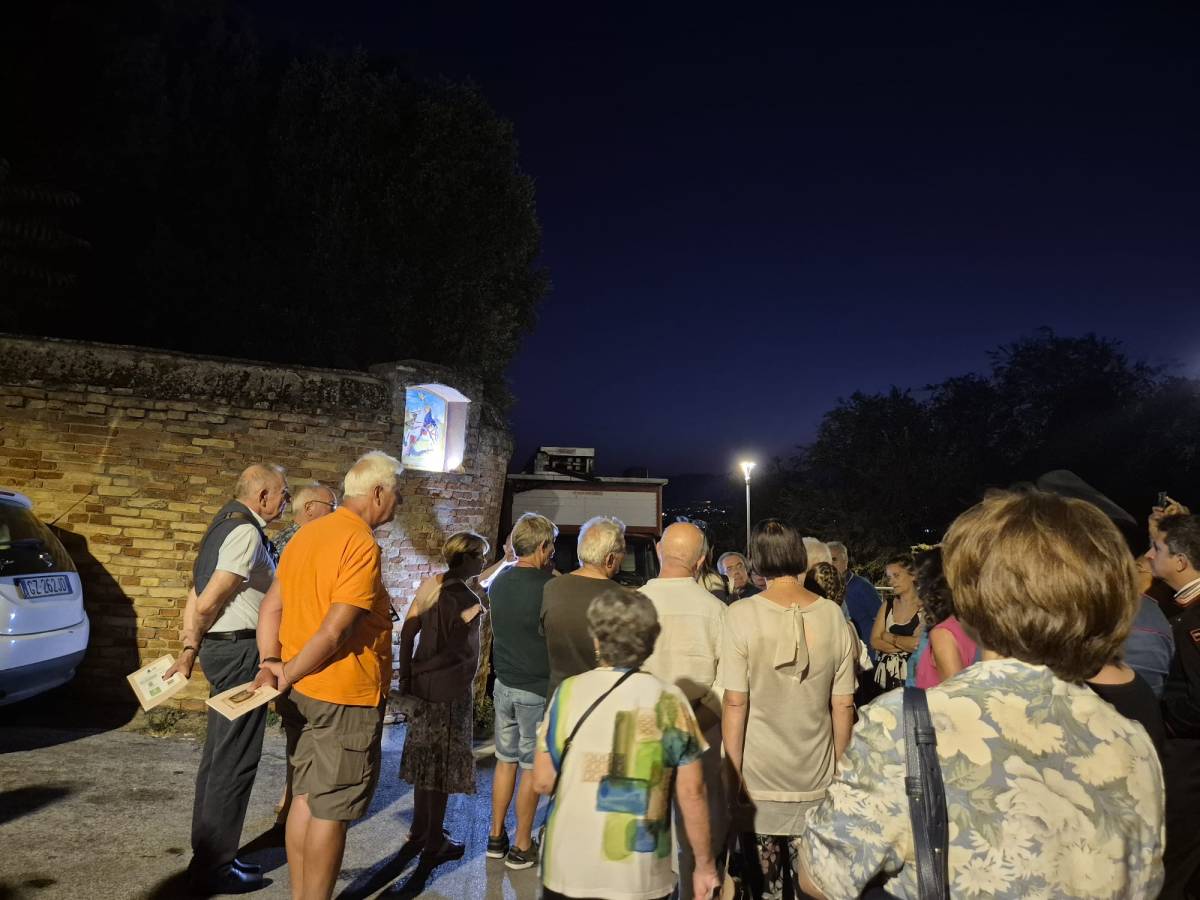 SPOLTORE: IL BORGO FA LUCE SULL’ARTE CON LE RESTAURATE EDICOLE VOTIVE