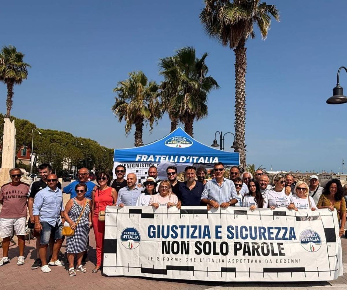 TOUR FDI A GIULIANOVA: “REGOLE CERTE E MAGGIORE SICUREZZA PER CITTADINI”