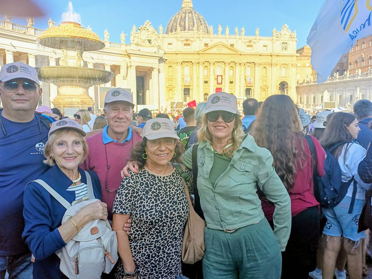 IL SERRA CLUB L’AQUILA A SAN PIETRO PER LA CANONIZZAZIONE DEI GIOVANI SANTI ACUTIS E FRASSATI