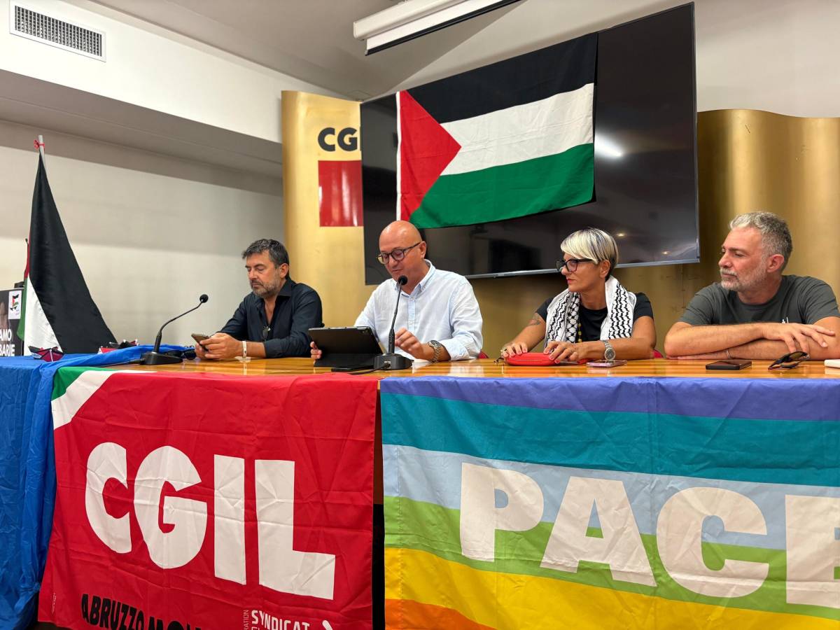 SOLIDARIETA’ A GAZA: SABATO MANIFESTAZIONI DELLA CGIL IN DIVERSE CITTA’ DI ABRUZZO E MOLISE