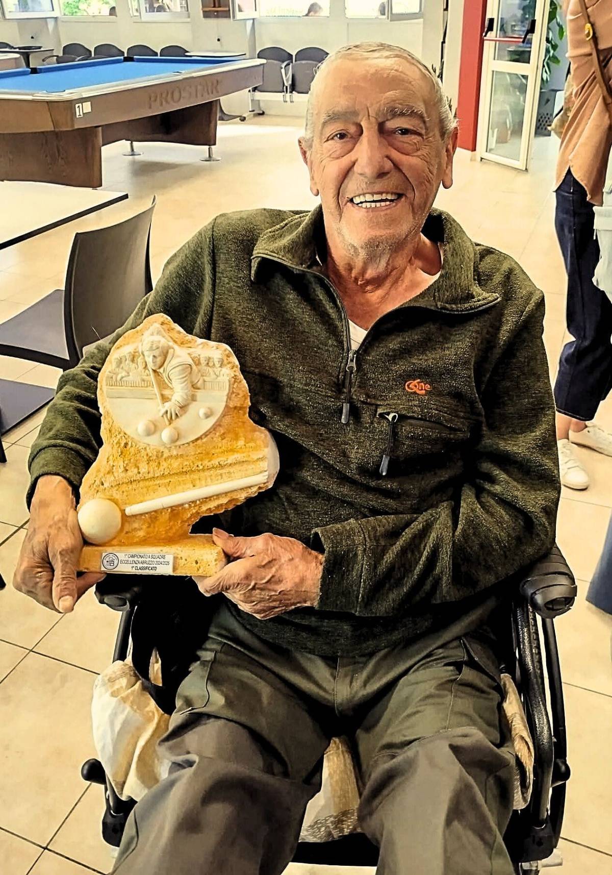 L’AQUILA: ADDIO A GENNARO MELLONE INDISCUSSO “RE DEL BILIARDO”, AVEVA 89  ANNI