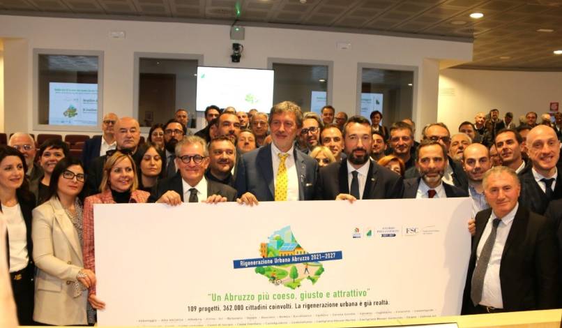 BANDO RIGENERAZIONE URBANA: 109 PROGETTI PER 105 MLN. MARSILIO, “TRASPARENZA E RISPOSTA A COMUNI”