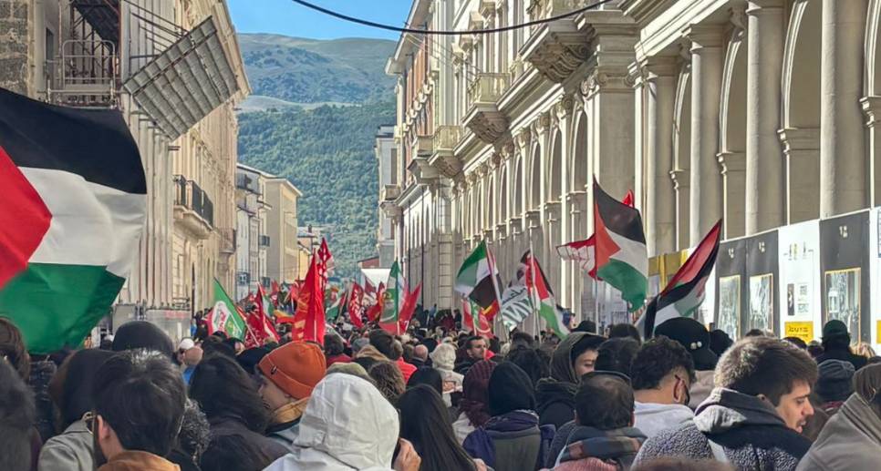 GAZA: SCIOPERO E CORTEI IN TUTTO L’ ABRUZZO, “IN PIAZZA RISVEGLIO COSCIENZE”