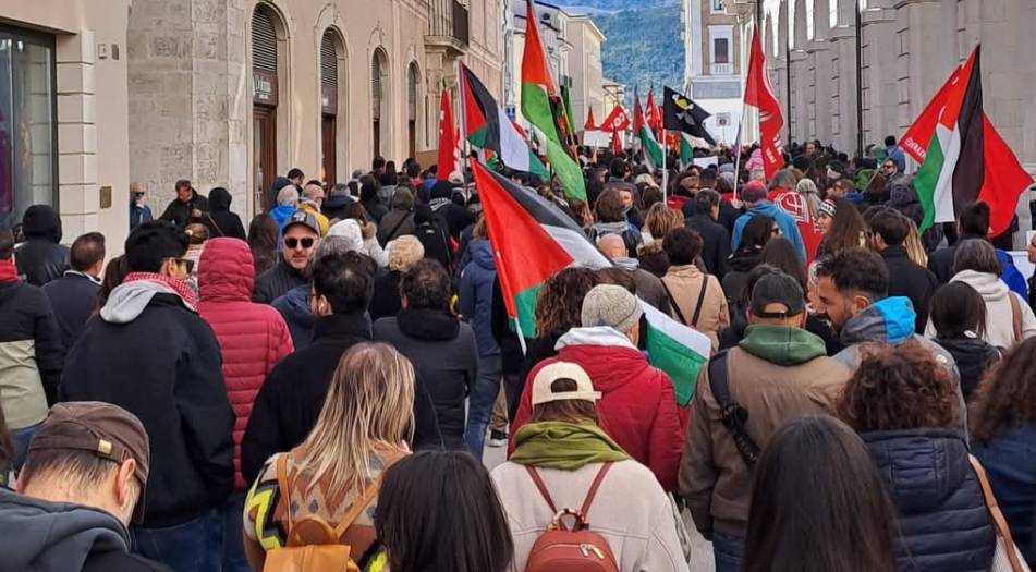 FLOTILLA: CORTEO E SCIOPERO ALL’AQUILA, “RISVEGLIO COSCIENZE DEGLI ITALIANI”