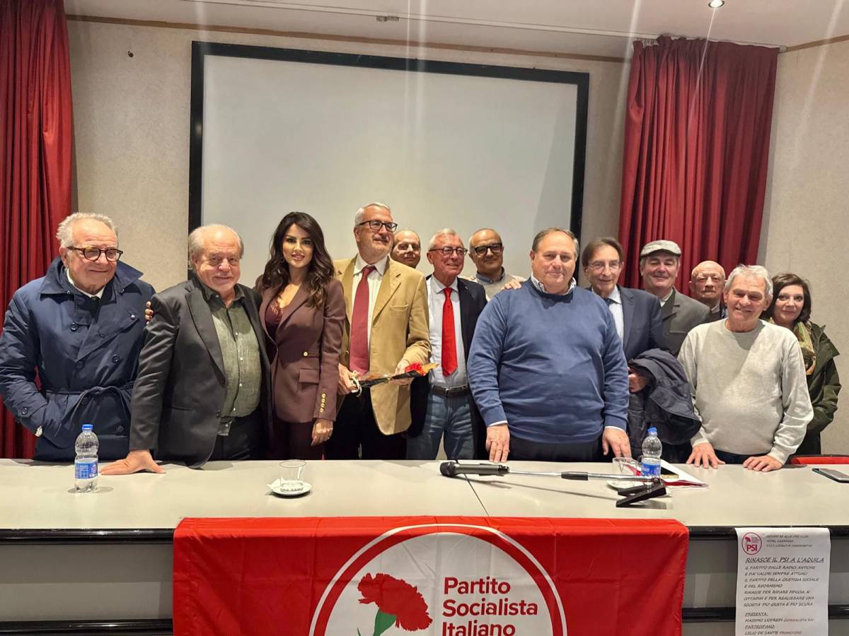 L’AQUILA: TORNA IL PARTITO SOCIALISTA ITALIANO, “UN NUOVO INIZIO”
