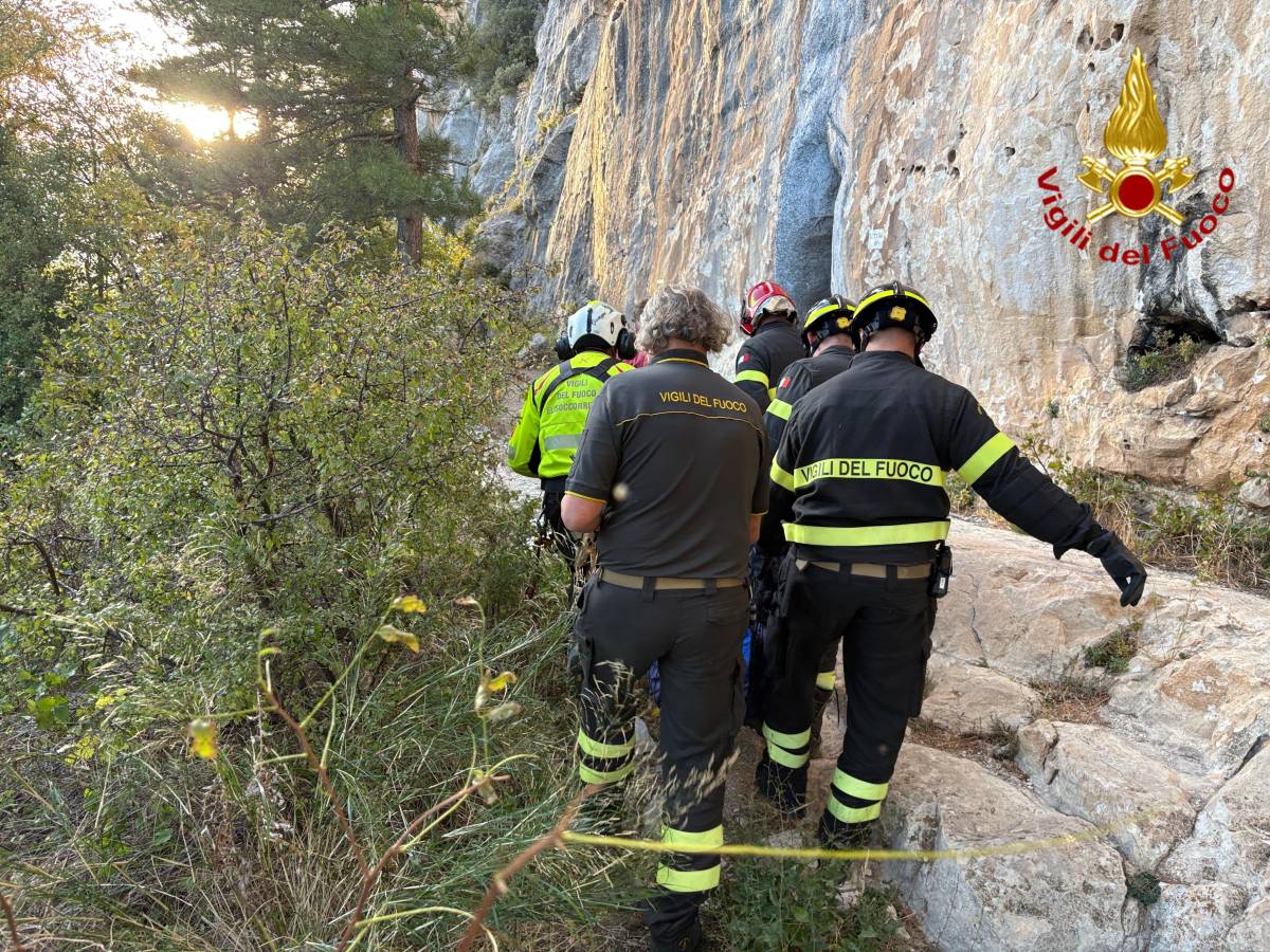 ROCCAMORICE: PRECIPITA DURANTE ARRAMPICATA SPORTIVA, MUORE 35ENNE DI MONTESILVANO