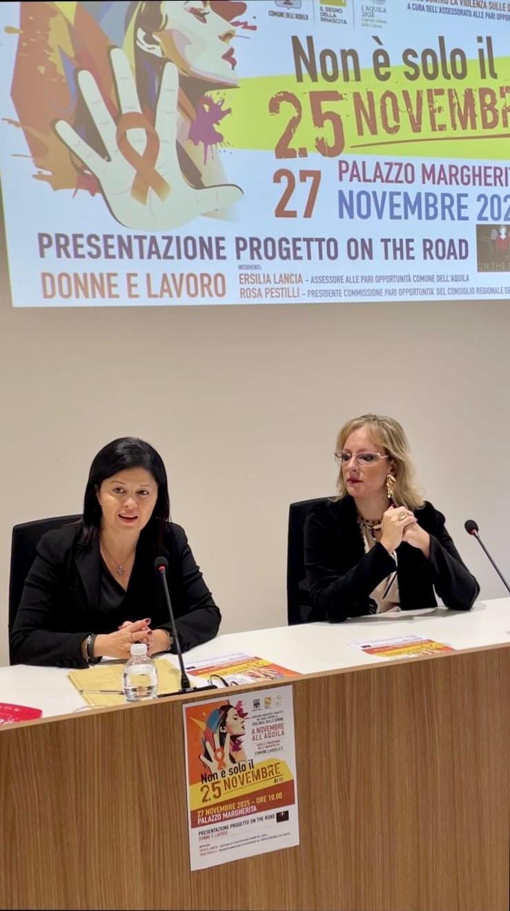 L’AQUILA: ECCO IL PROGETTO “ON THE ROAD” PER AIUTARE LE DONNE DISOCCUPATE E VITTIME DI VIOLENZE