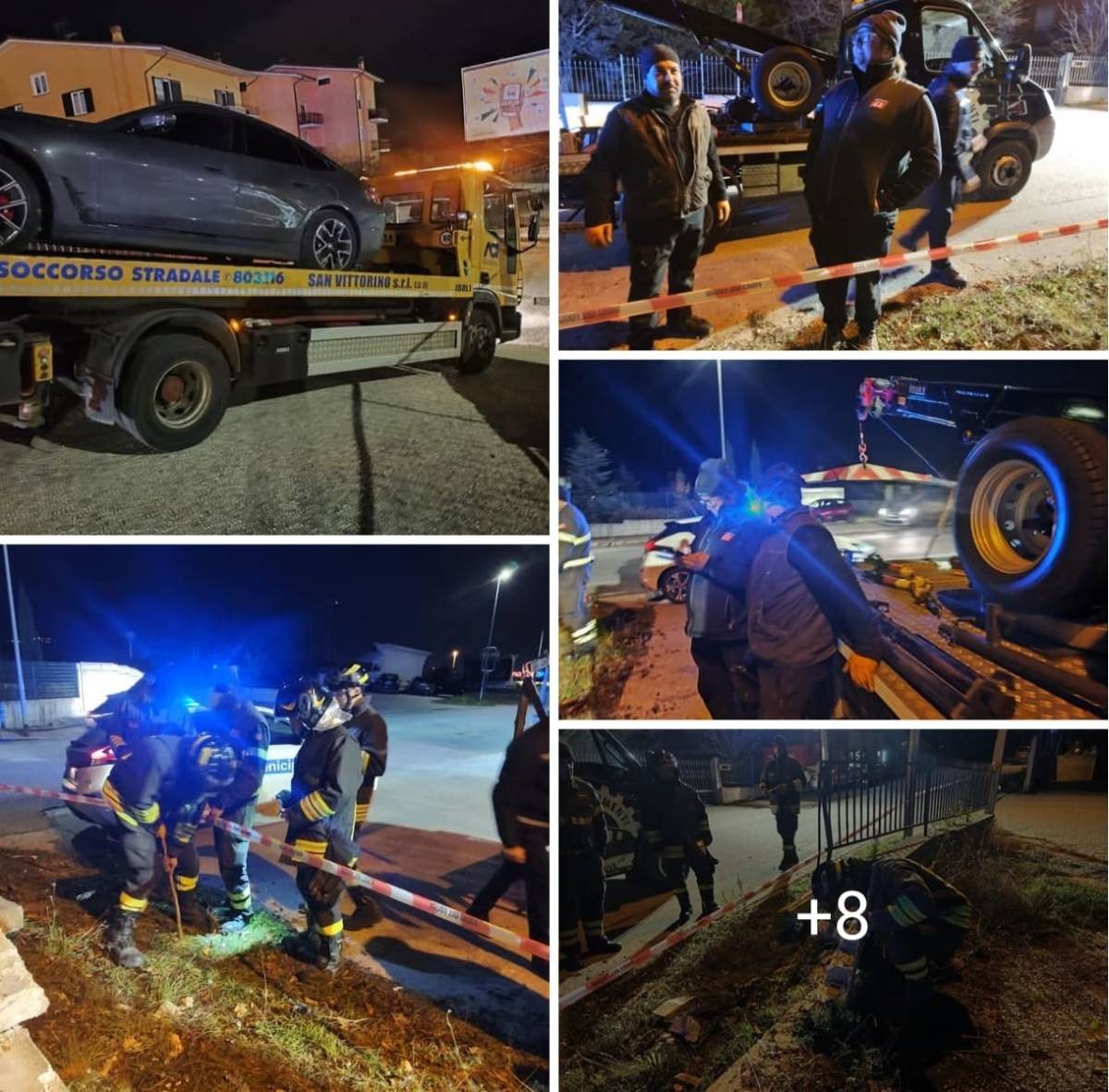 L’AQUILA: AUTO SI SCHIANTA CONTRO UNA CASA, URTA UN’ALTRA MACCHINA E UN MURETTO, CONDUCENTE ILLESO
