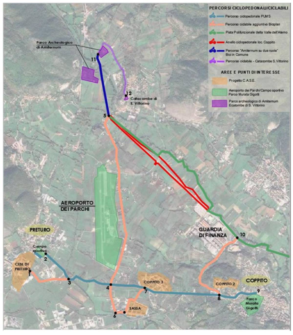 L’AQUILA: IL COMUNE AVVIA LA PROGETTAZIONE DELLA “CICLOVIA DEI SABINI”. INTERVENTO DA 2 MILIONI