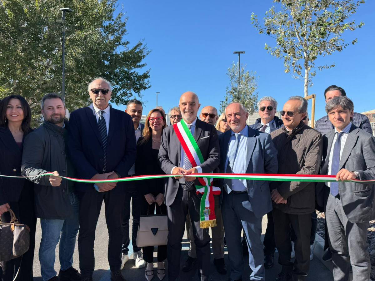 PESCARA: INAUGURATO IL CORRIDOIO VERDE ALLE SPALLE DELL’UNIVERSITA’