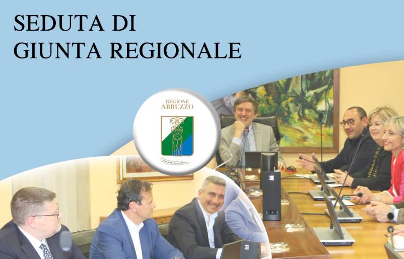 GIUNTA ABRUZZO: VARIAZIONE BILANCIO, PROGETTO “LE VALLI DELLA TECNOLOGIA”, I PROVVEDIMENTI
