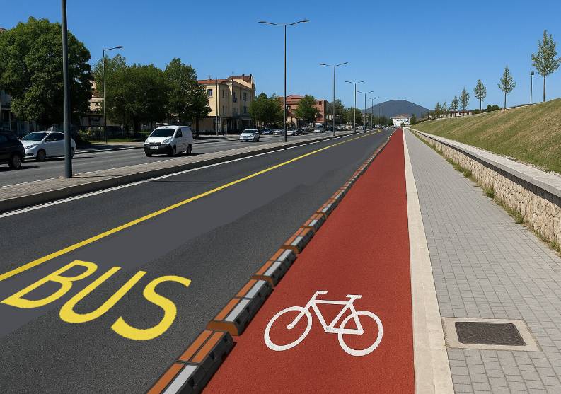 L’AQUILA: PISTA CICLABILE E CORSIA PER BUS LUNGO VIALE CORRADO IV, LA PROPOSTA FIAB