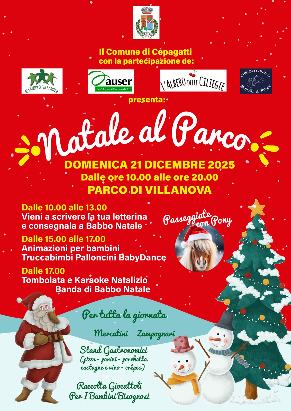 CEPAGATTI SI VESTE DI MAGIA PER IL NATALE: IL PROGRAMMA DEGLI EVENTI