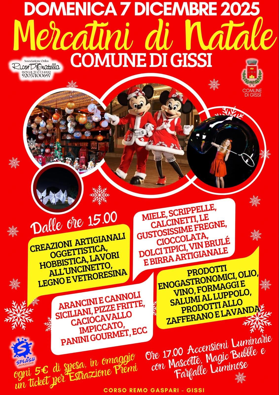 GISSI: ARRIVANO I MERCATINI DI NATALE