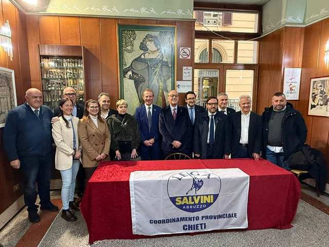 LA LEGA CHIETI SI RIORGANIZZA: TRE VICE SEGRETARI, REFERTI AREA, COORDINATORI E DIPARTIMENTI