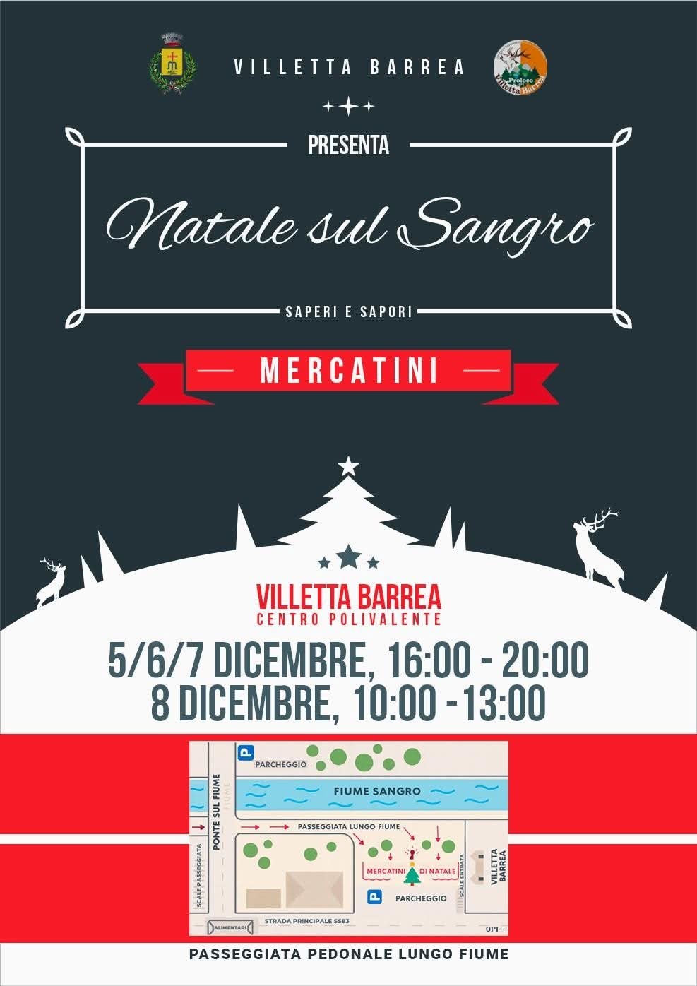 NATALE SUL SANGRO: MERCATINI A VILLETTA BARREA