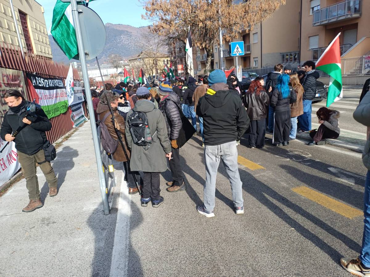 PALESTINESI ACCUSATI DI TERRORISMO: OGGI LA SENTENZA. PALAZZO DI GIUSTIZIA  BLINDATO