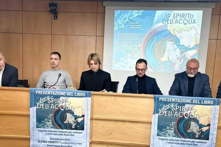 TERAMO: LA STORIA DELL’ACQUA A FUMETTI PER I CENTO ANNI DI ABRUZZO RETI