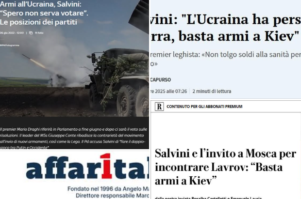 UCRAINA: VANNACCI, “ECCO CRONISTORIA INCOERENZA LEGA”