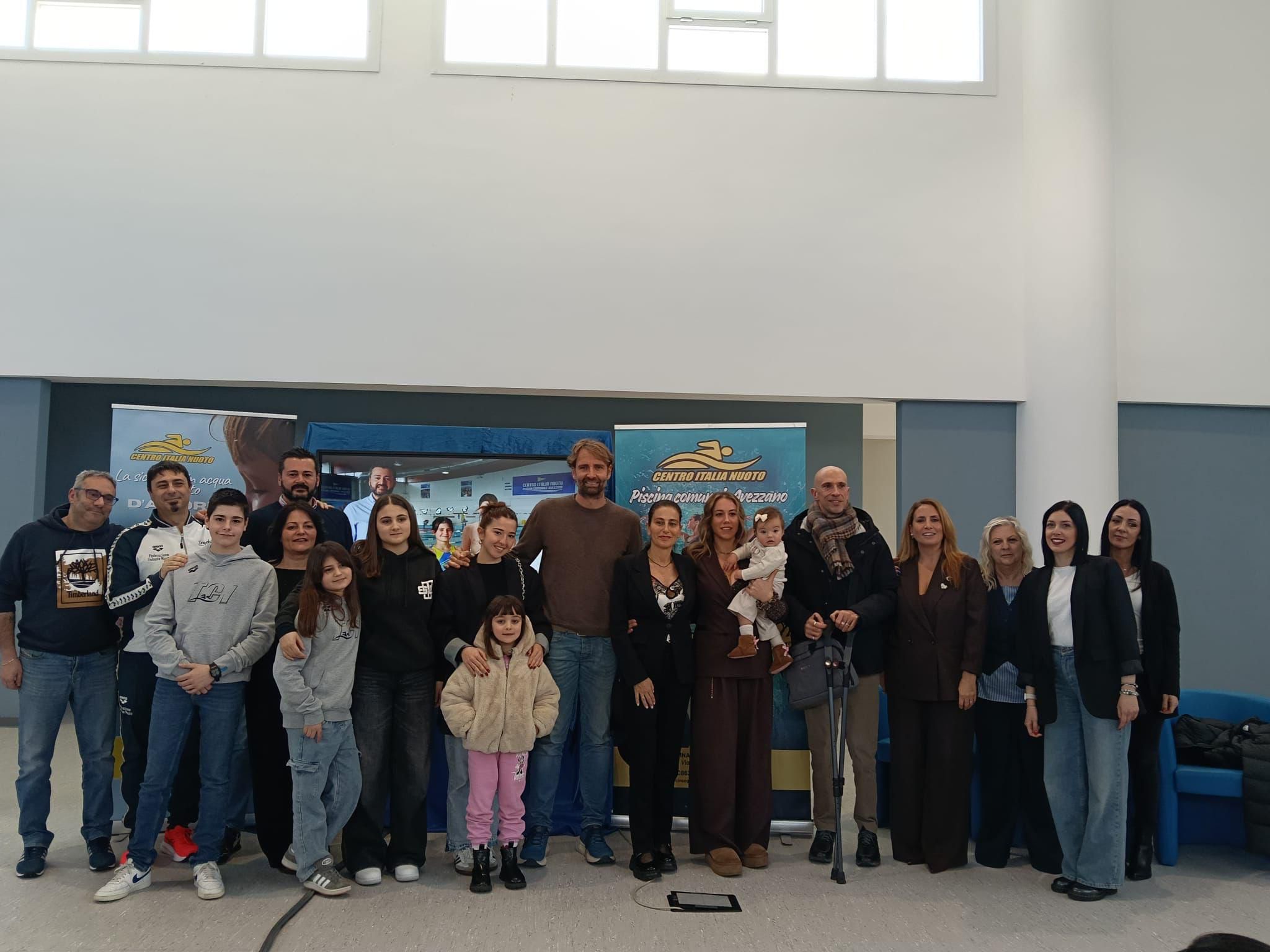 AVEZZANO: PROGETTO SICUREZZA IN ACQUA, PRIMO INCONTRO CON TESTIMONIAL MASSIMILIANO ROSOLINO