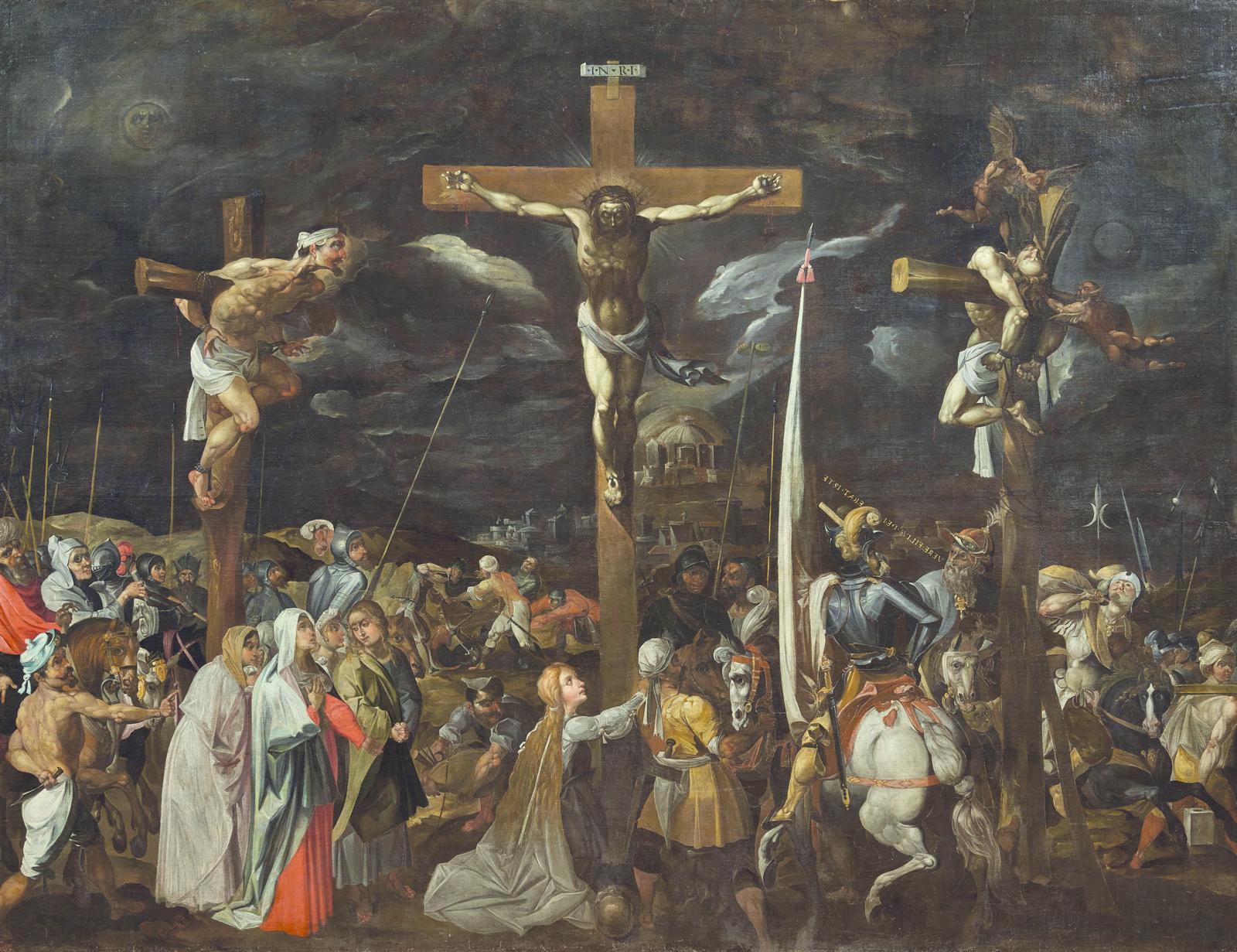 L’AQUILA: TORNA DOPO DECENNI LA TELA DELLA CROCIFISSIONE NELLA CHIESA DI BAZZANO