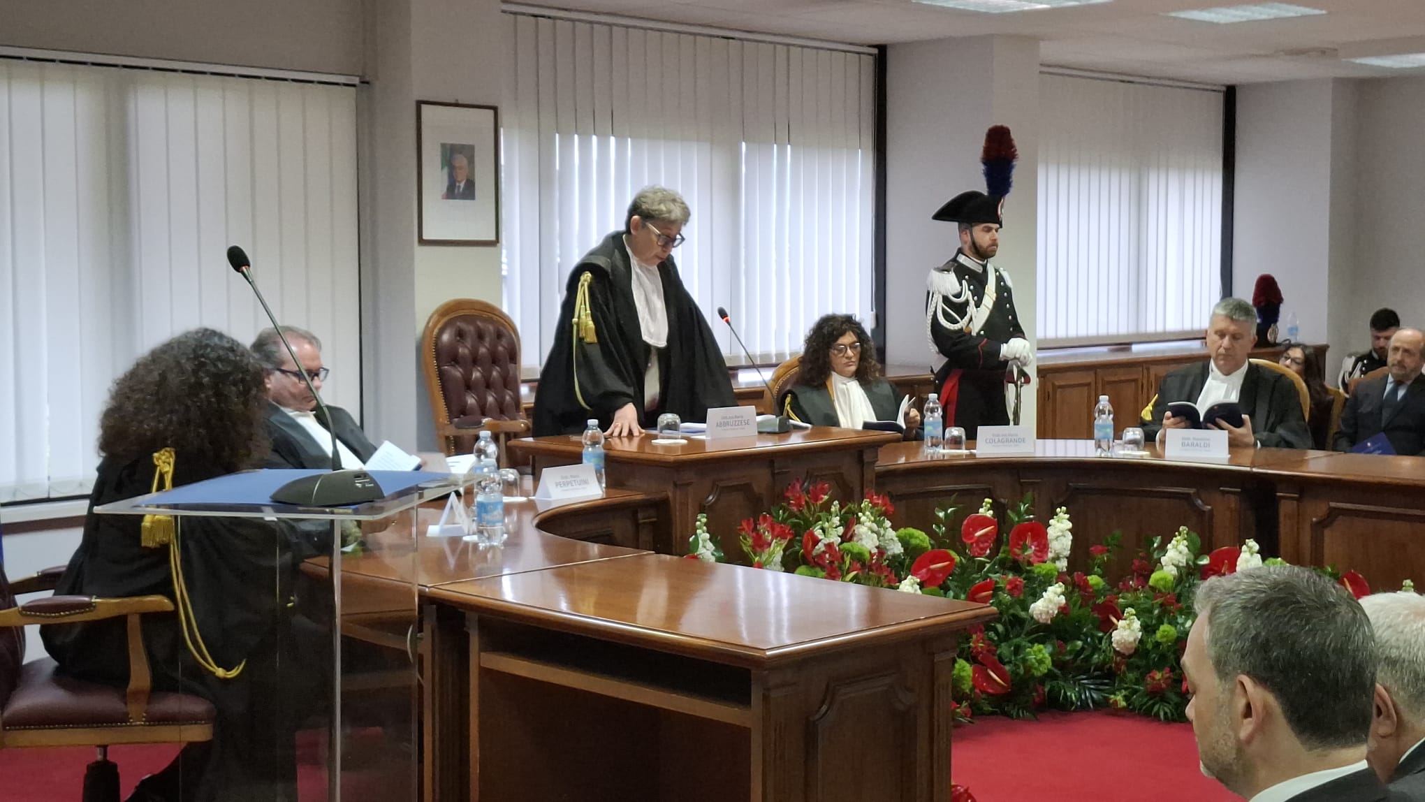 TAR ABRUZZO: INAUGURATO ANNO GIUDIZIARIO.<BR> ABBRUZZESE, “POCO PERSONALE, MA ARRETRATO RIDOTTO”