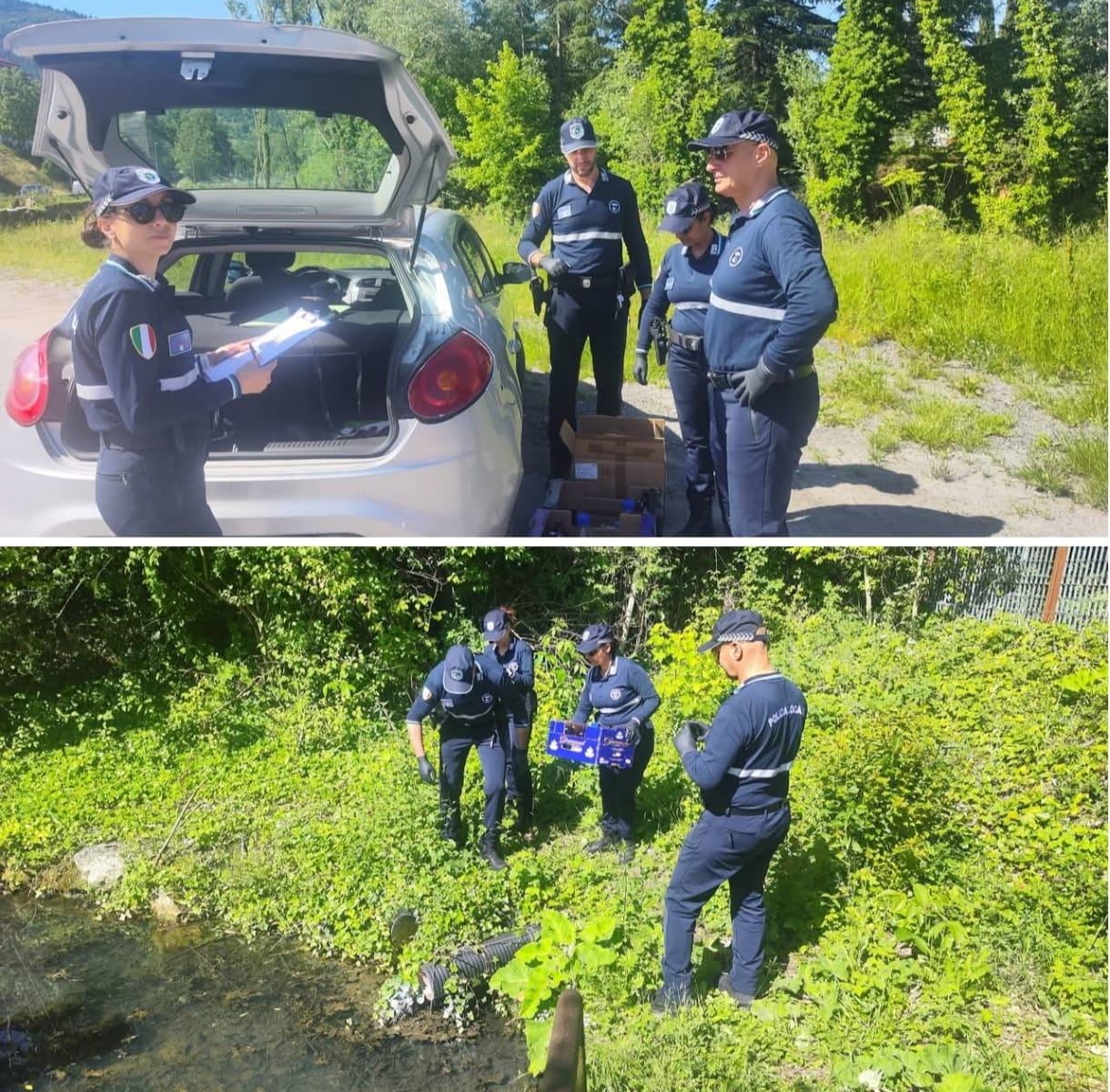 L’AQUILA: CONTROLLI ANTI INQUINAMENTO DEL FIUME VETOIO DA PARTE DELLA POLIZIA LOCALE