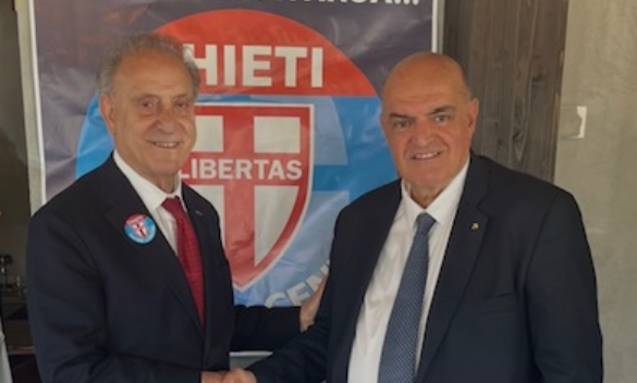 VOTO CHIETI: LORENZO CESA IN CITTÀ A SOSTEGNO DI COLANTONIO, “È LA SCELTA GIUSTA PER RILANCIO”
