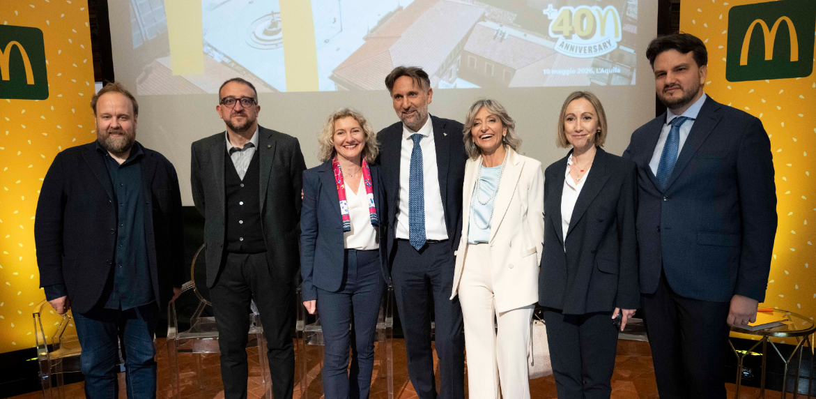 MCDONALD’S ALL’AQUILA: BIONDI, “SEGNALE IMPORTANTE, CENTRO SEMPRE PIÙ A MISURA NUOVE GENERAZIONI”
