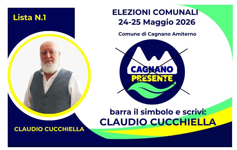 CAGNANO: NON VIENE ELETTO ALLE COMUNALI E SI SFOGA CON UNA POESIA, “LA GENTE NON È DI PAROLA”