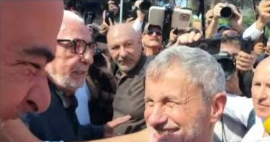 UN “FUTURO NAZIONALE” PER FABRIZIO DI STEFANO? L’ABBRACCIO AD ALEMANNO PRIMA DELLA CENA CON VANNACCI