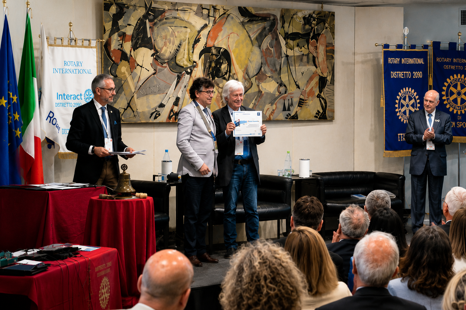 ROTARY CLUB L’AQUILA: A SPOLETO RICONOSCIMENTO DISTRETTUALE AL PROF CASACCHIA PER L’IMPEGNO SU DIVERSITÀ E INCLUSIONE